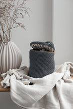 KNITTED TOILET BAG - TOTE - 30X22X11 CM