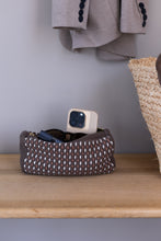 NEW IN - KNITTED CLUTCH - MULTICOLOR - 22X11X5 CM (BEIGE/BRAUN/BLUE)
