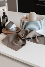 GIFT SET - 4X NAPKINS - GRAY 