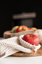 KNITTED ALL ROUND BACK - BEIGE MELANGE - 20X30 CM