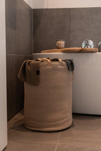 STRIKKET ALL ROUND KURV - KHAKI - 55X38 CM (VAREPRØVE)
