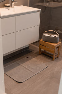STRIKKET TOILETPAPIRSHOLDER - GREY MELANGE - 15 CM