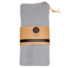 KNITTED TOWEL - SPANISH GRAY - 35X50 CM (1 PCS)