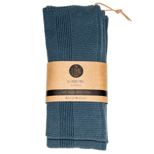 GIFT SET - 2 X TOWELS + 2X CLOTHS - DARK GRAY