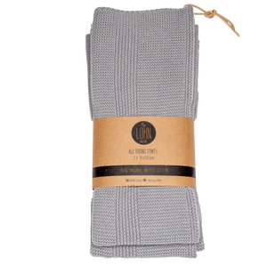 2 X TOWELS + 2X CLOTHS - SPANISH GRAY