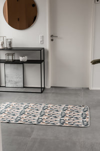 KNITTED MAT 150X80CM - TRIANGLE