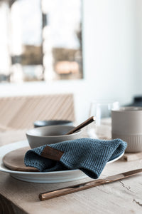 STRIKKET ALL ROUND KLUD - DARK GREY- 25x25 CM (2 STK)