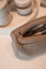 KNIT CLUTCH-KHAKI-19X11X5CM